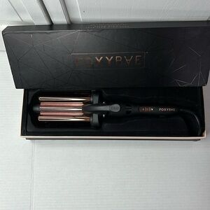 FOXYBAE Rose Gold Wavy Baby- Triple Waver